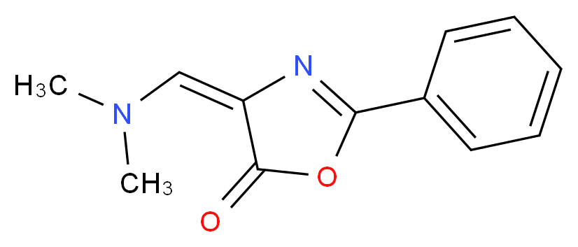 4-[(Dimethylamino)methylene]-2-phenyl-1,3-oxazol-5(4H)-one_Molecular_structure_CAS_51254-00-3)