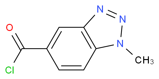 1-Methyl-1H-benzotriazole-5-carbonyl chloride_Molecular_structure_CAS_423768-38-1)