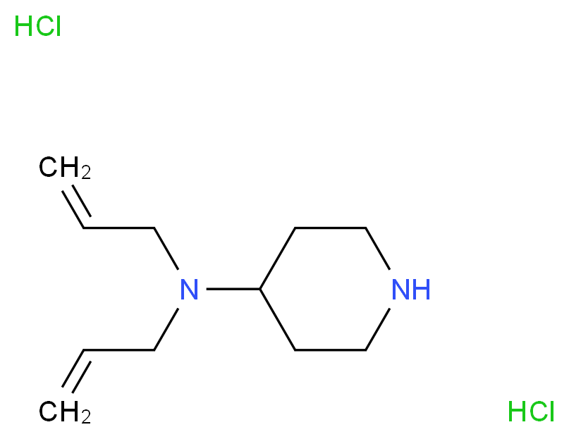 N,N-Diallyl-4-piperidinamine dihydrochloride_Molecular_structure_CAS_)