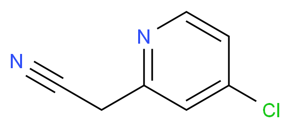 2-(4-chloropyridin-2-yl)acetonitrile_Molecular_structure_CAS_)