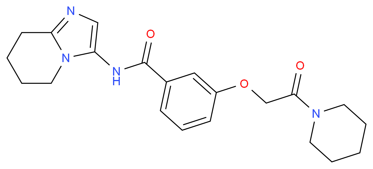 3-(2-oxo-2-piperidin-1-ylethoxy)-N-(5,6,7,8-tetrahydroimidazo[1,2-a]pyridin-3-yl)benzamide_Molecular_structure_CAS_)