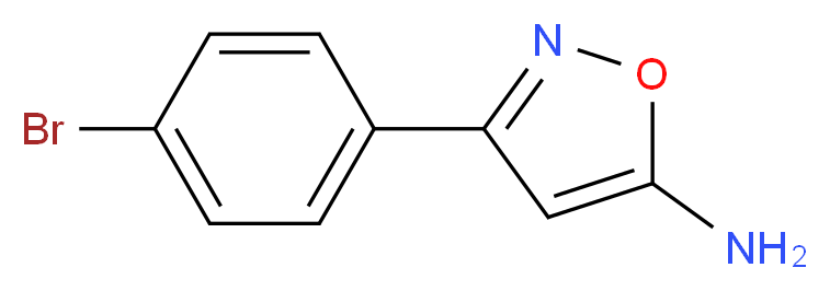 3-(4-Bromophenyl)-5-isoxazolamine_Molecular_structure_CAS_119162-53-7)