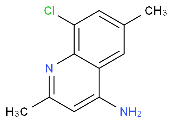 4-AMINO-8-CHLORO-2,6-DIMETHYLQUINOLINE_Molecular_structure_CAS_948293-53-6)