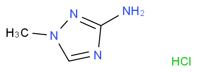 1-Methyl-1H-1,2,4-triazol-3-amine hydrochloride_Molecular_structure_CAS_)
