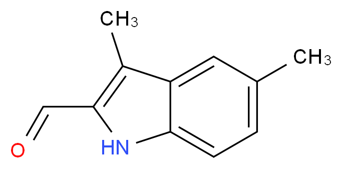 3,5-Dimethyl-1H-indole-2-carbaldehyde_Molecular_structure_CAS_)
