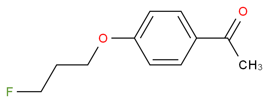 1-[4-(3-Fluoropropoxy)phenyl]-1-ethanone_Molecular_structure_CAS_)