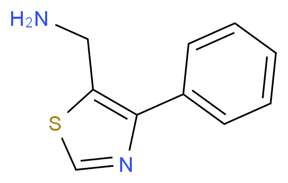 1-(4-phenyl-1,3-thiazol-5-yl)methanamine_Molecular_structure_CAS_920438-42-2)