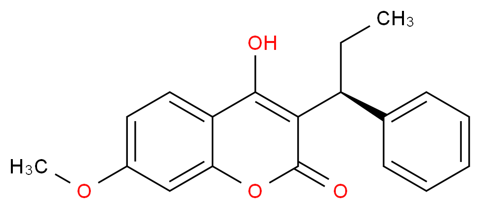 4-HYDROXY-7-METHOXY-3-(1-PHENYL-PROPYL)-CHROMEN-2-ONE_Molecular_structure_CAS_)