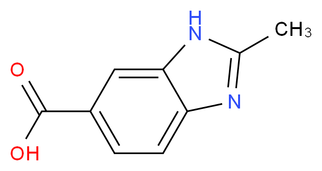 2-Methyl-1H-benzimidazole-6-carboxylic acid_Molecular_structure_CAS_709-19-3)
