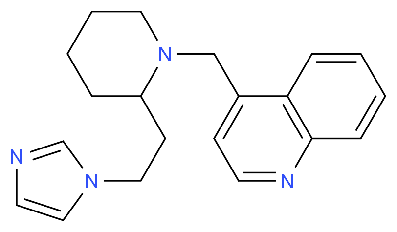 4-({2-[2-(1H-imidazol-1-yl)ethyl]piperidin-1-yl}methyl)quinoline_Molecular_structure_CAS_)
