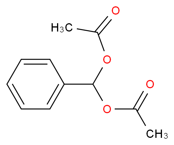 Benzal diacetate_Molecular_structure_CAS_581-55-5)