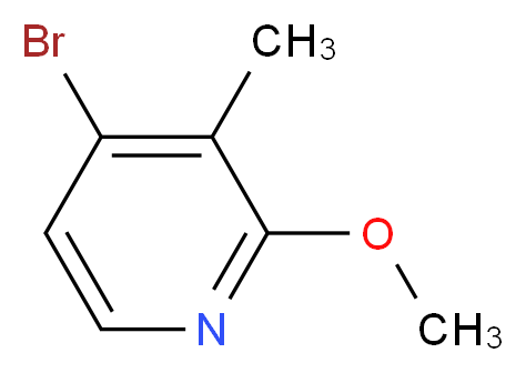 4-Bromo-2-methoxy-3-methylpyridine_Molecular_structure_CAS_112197-12-3)