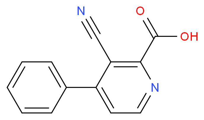 3-cyano-4-phenylpyridine-2-carboxylic acid_Molecular_structure_CAS_133609-28-6)