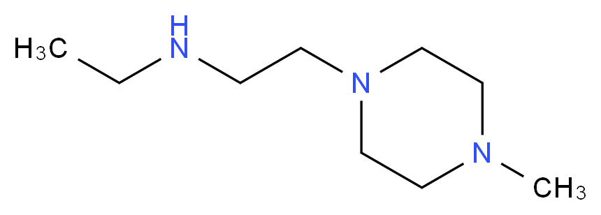 N-Ethyl-N-[2-(4-methylpiperazin-1-yl)ethyl]amine_Molecular_structure_CAS_)