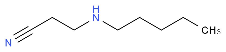 3-(Pentylamino)propionitrile_Molecular_structure_CAS_59676-91-4)