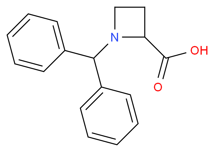 1-Benzhydrylazetidine-2-carboxylic Acid_Molecular_structure_CAS_65219-11-6)