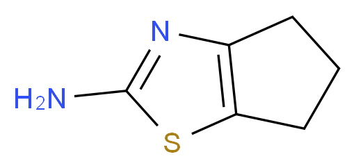 5,6-Dihydro-4H-cyclopentathiazol-2-ylamine_Molecular_structure_CAS_)