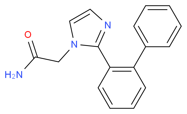 2-(2-biphenyl-2-yl-1H-imidazol-1-yl)acetamide_Molecular_structure_CAS_)