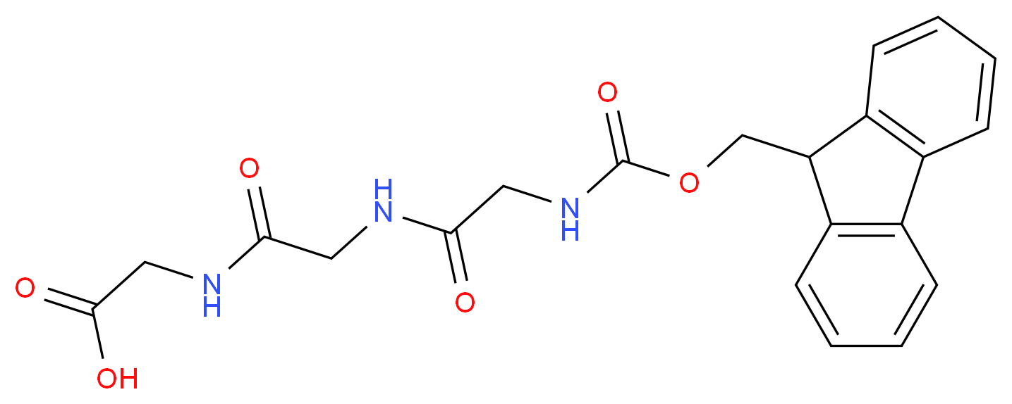 2-[2-(2-{[(9H-Fluoren-9-ylmethoxy)carbonyl]-amino}acetamido)acetamido]acetic acid_Molecular_structure_CAS_170941-79-4)