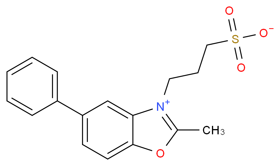 2-Methyl-5-phenyl-3-(3-sulfopropyl)benzoxazolium hydroxide inner salt_Molecular_structure_CAS_66142-15-2)