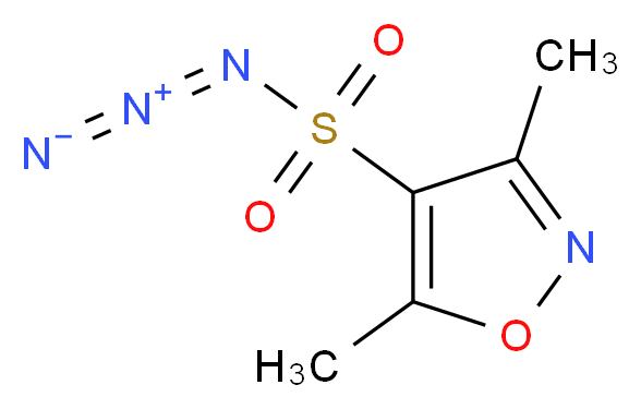 3,5-dimethyl-1,2-oxazole-4-sulfonyl azide_Molecular_structure_CAS_)