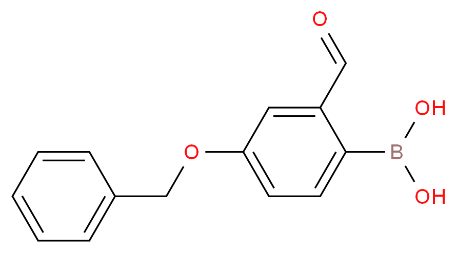 4-Benzyloxy-2-formylbenzeneboronic acid_Molecular_structure_CAS_)