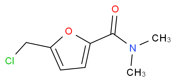 5-(chloromethyl)-N,N-dimethyl-2-furamide_Molecular_structure_CAS_1210002-70-2)