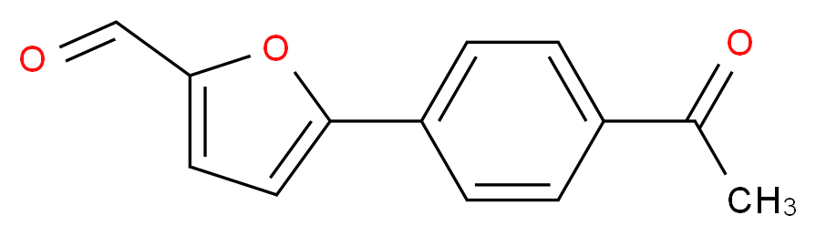 5-(4-Acetyl-phenyl)-furan-2-carbaldehyde_Molecular_structure_CAS_57268-39-0)