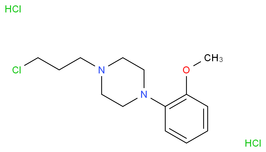 1-(3-Chloropropyl)-4-(2-methoxyphenyl)piperazine dihydrochloride 98%_Molecular_structure_CAS_21279-77-6)