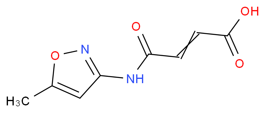 4-[(5-Methylisoxazol-3-yl)amino]-4-oxobut-2-enoic acid 97%_Molecular_structure_CAS_)