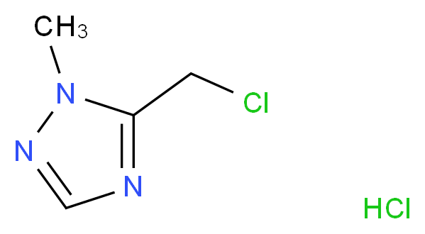 5-(chloromethyl)-1-methyl-1H-1,2,4-triazole hydrochloride_Molecular_structure_CAS_)