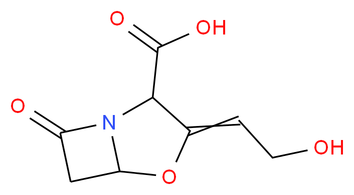Clavulanic acid_Molecular_structure_CAS_58001-44-8)