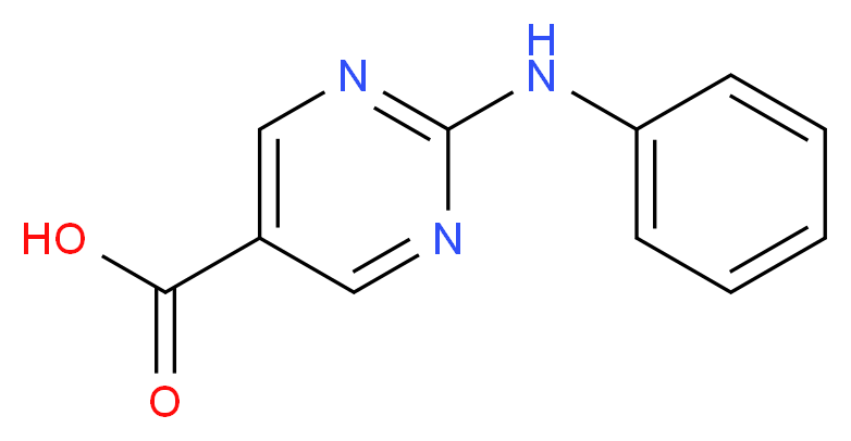 2-Anilinopyrimidine-5-carboxylic acid_Molecular_structure_CAS_450368-25-9)