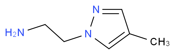 [2-(4-Methyl-1H-pyrazol-1-yl)ethyl]amine_Molecular_structure_CAS_1006458-47-4)