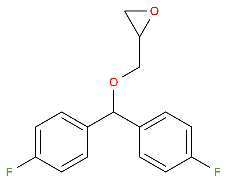 2-{[bis(4-fluorophenyl)methoxy]methyl}oxirane_Molecular_structure_CAS_)