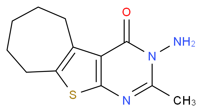 3-Amino-2-methyl-3,5,6,7,8,9-hexahydro-10-thia-1,3-diaza-benzo[a]azulen-4-one_Molecular_structure_CAS_120354-22-5)