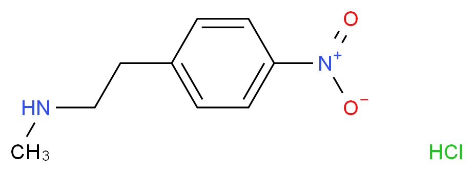 N-Methyl-4-nitrophenethylamine hydrochloride_Molecular_structure_CAS_166943-39-1)