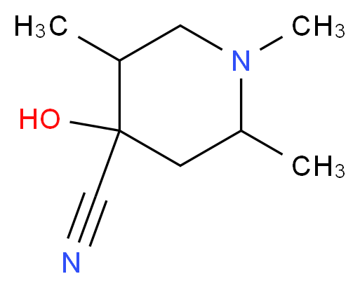 4-Hydroxy-1,2,5-trimethyl-4-piperidinecarbonitrile_Molecular_structure_CAS_51871-79-5)