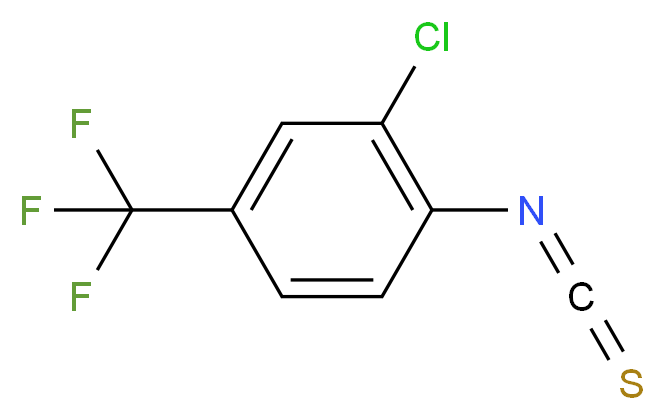 2-Chloro-4-(trifluoromethyl)phenyl isothiocyanate 97%_Molecular_structure_CAS_175205-38-6)