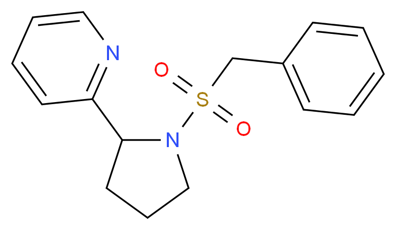 2-[1-(benzylsulfonyl)-2-pyrrolidinyl]pyridine_Molecular_structure_CAS_)