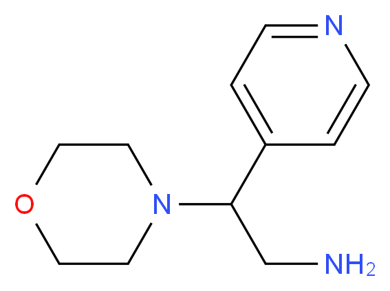 (2-morpholin-4-yl-2-pyridin-4-ylethyl)amine_Molecular_structure_CAS_518066-36-9)
