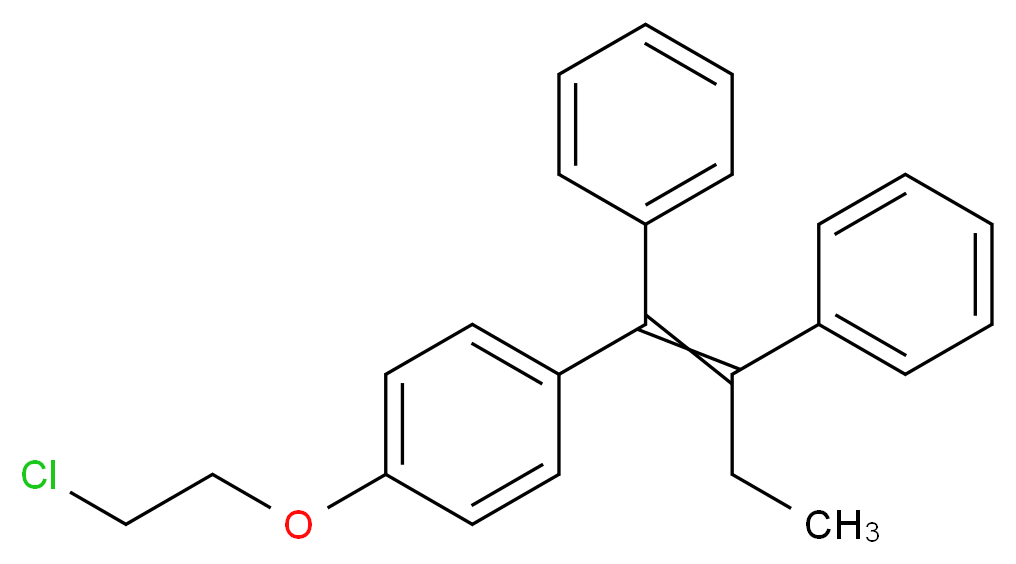 (Z)-1-[4-(2-Chloroethoxyphenyl]-1,2-diphenyl-1-butene_Molecular_structure_CAS_97818-83-2)