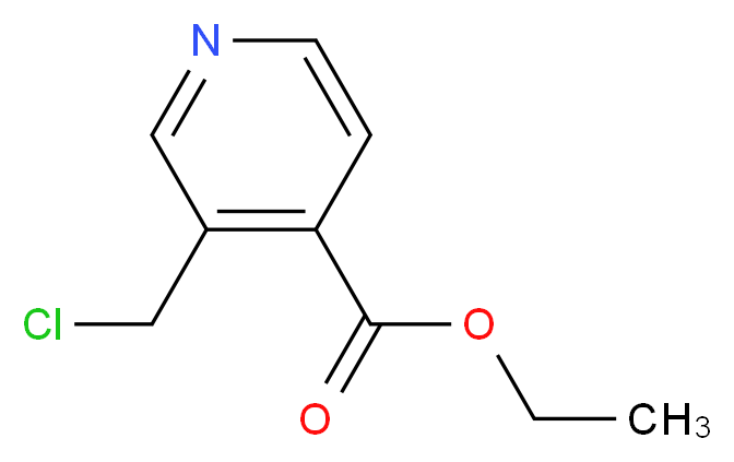 3-(CHLOROMETHYL)-PYRIDINE-4-CARBOXYLIC ACID ETHYL ESTER_Molecular_structure_CAS_58553-54-1)