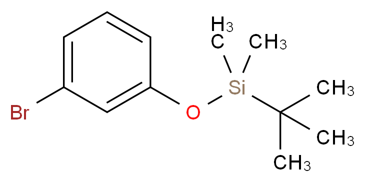 (3-BroMophenoxy)(tert-butyl)diMethylsilane_Molecular_structure_CAS_65423-56-5)