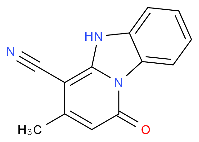 3-Methyl-1-oxo-1,5-dihydro-benzo[4,5]imidazo[1,2-a]pyridine-4-carbonitrile_Molecular_structure_CAS_60792-57-6)