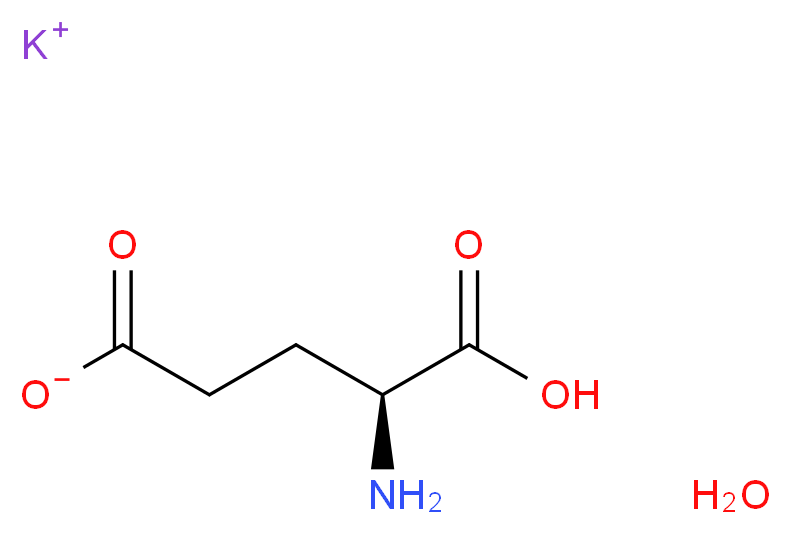 L-Glutamic acid potassium salt monohydrate_Molecular_structure_CAS_6382-01-0)