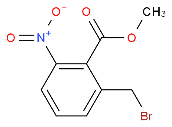 Methyl 2-(bromomethyl)-6-nitrobenzoate_Molecular_structure_CAS_61940-21-4)