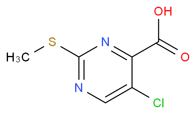 5-Chloro-2-(methylthio)pyrimidine-4-carboxylic acid_Molecular_structure_CAS_61727-33-1)