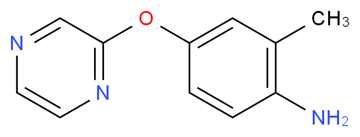 2-methyl-4-(pyrazin-2-yloxy)aniline_Molecular_structure_CAS_)