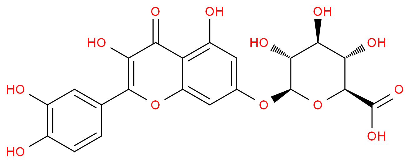 Quercetin 7-O-β-D-Glucuronide_Molecular_structure_CAS_38934-20-2)